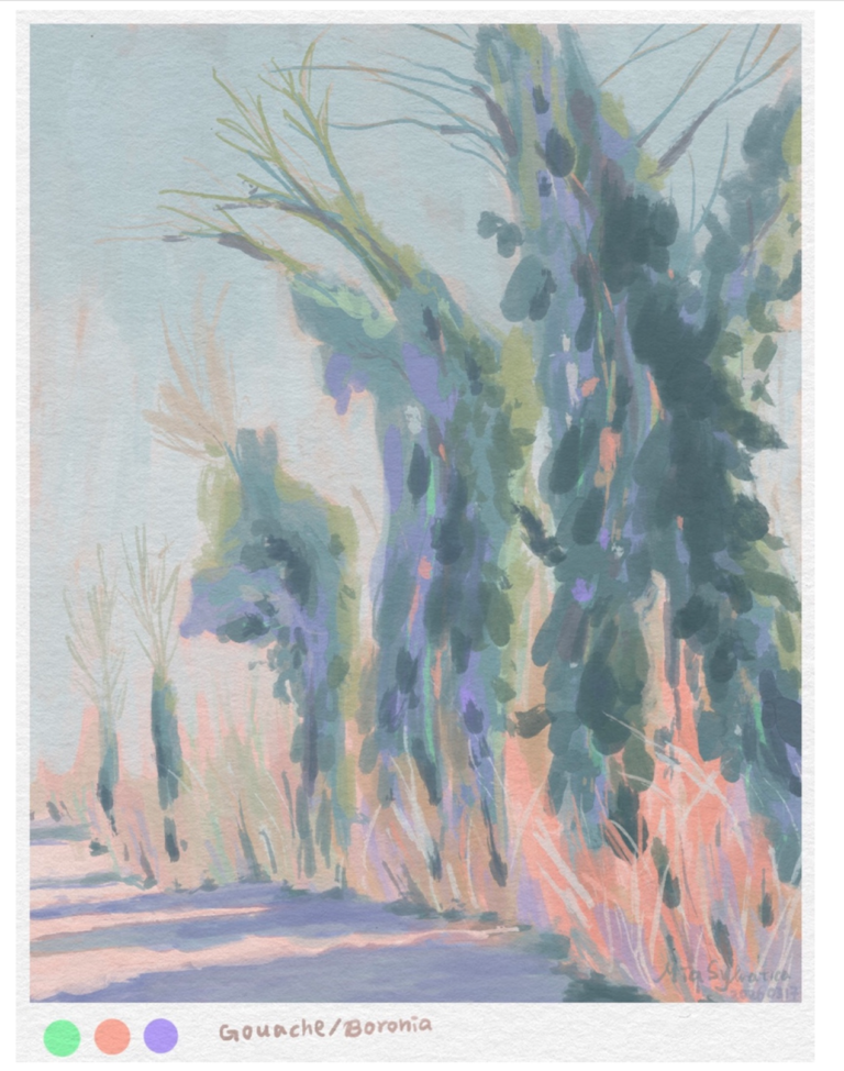 Nigel Sutcliffe course review: how I applied what I learned in procreate & watercolor